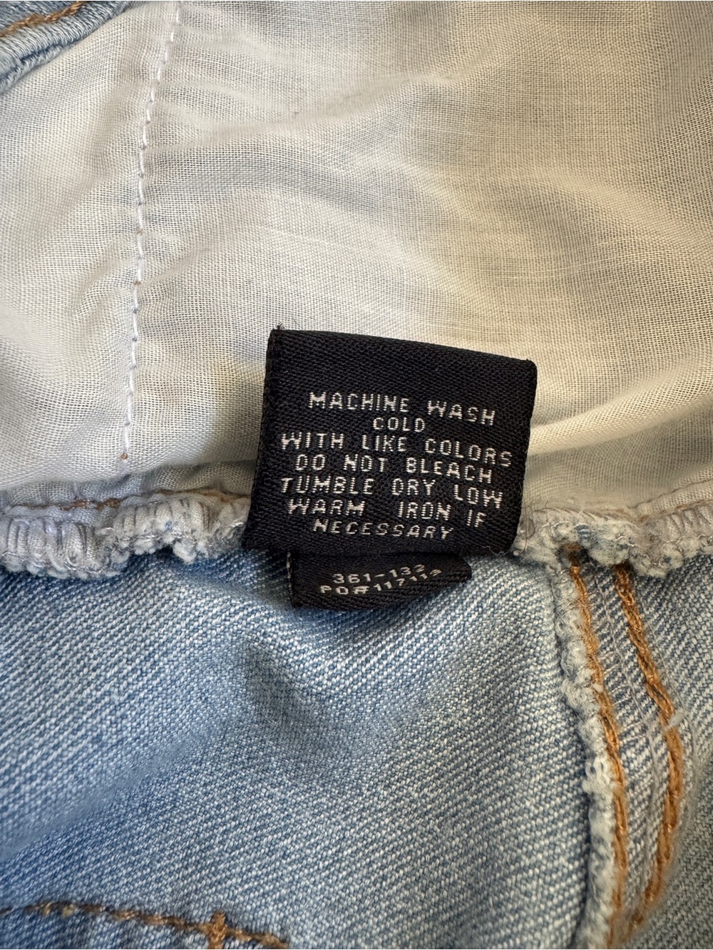 Joujou Star Print Light Wash Denim Jeans - 11/12 - Picture 8 of 8
